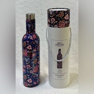 Simply Southern Whole Bottle Wine Tumbler 25oz Bloom Hot Cold NIB